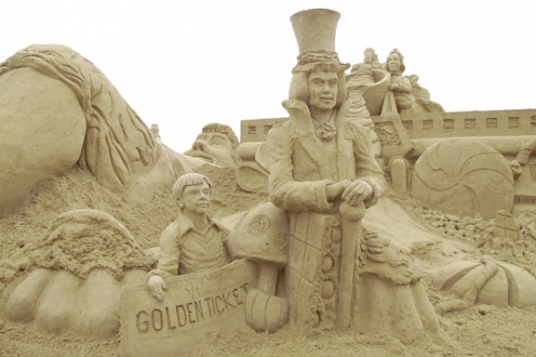 Die Sandskulpturenwelt in Prora
